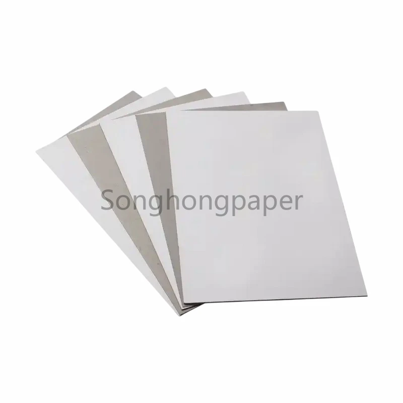Gecoat witte duplexbord aan één kant